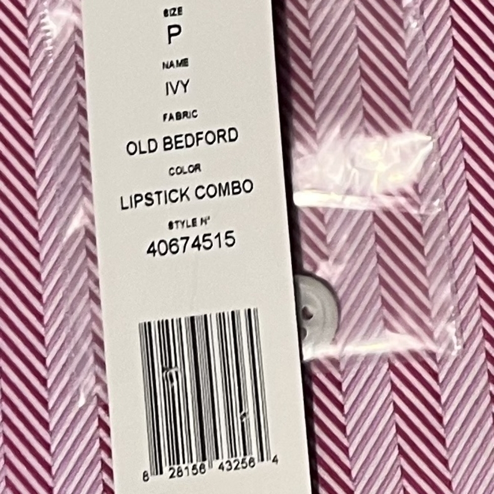 Theory 5 Button Front Herringbone Weave "Ivy" Blouse in Size Petite. NWT - Picture 15 of 16